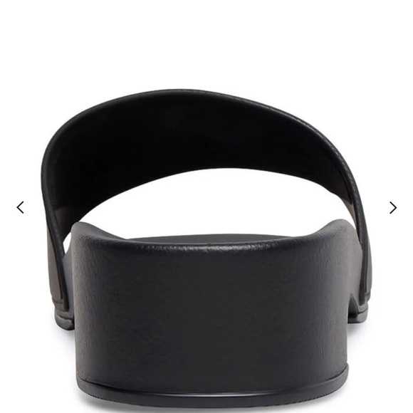 Authentic new Balenciaga BB logo Rubber pool Wedge slides size 7, black. - Picture 4 of 7